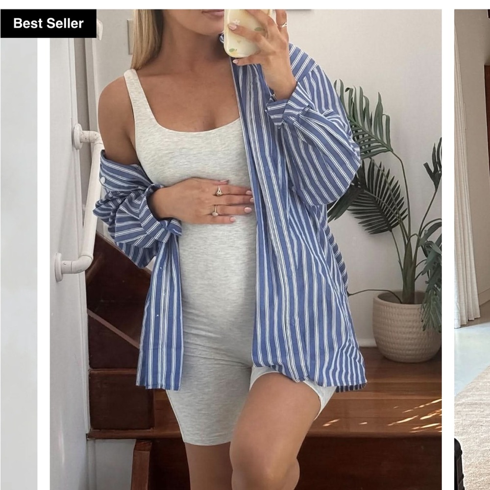 Bumpsuit The Cindy in Heather Grey
